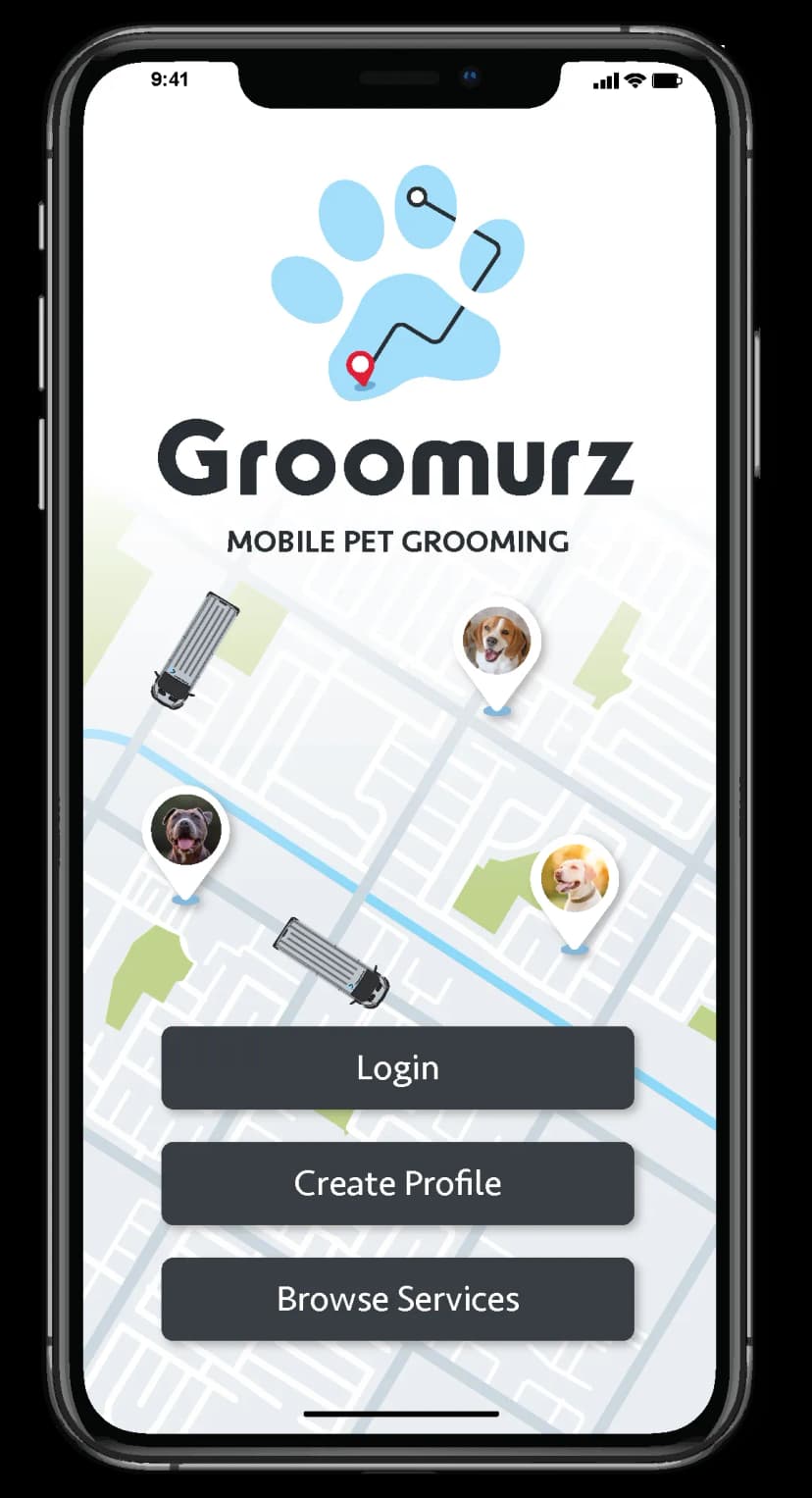 Groomurz app icon display at Groom Expo West 2023